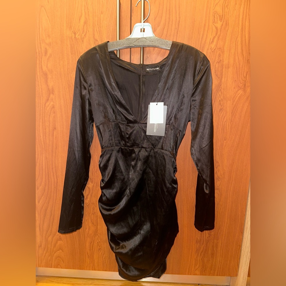 PrettyLittleThing Black Dress NEW WITH TAGS!